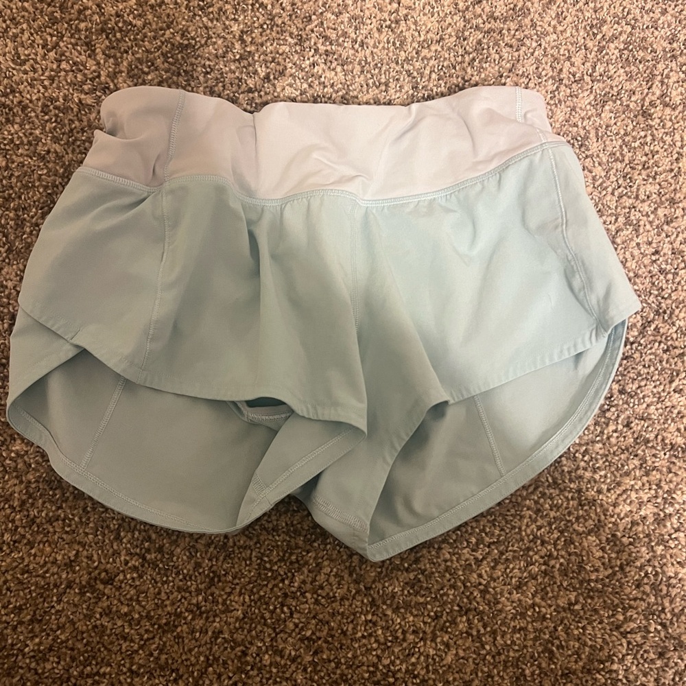 Lululemon Athletica Light Blue Athletic Shorts